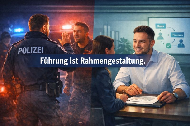 Rahmengestaltung Führungskräfte: Klarheit statt Kommandoton